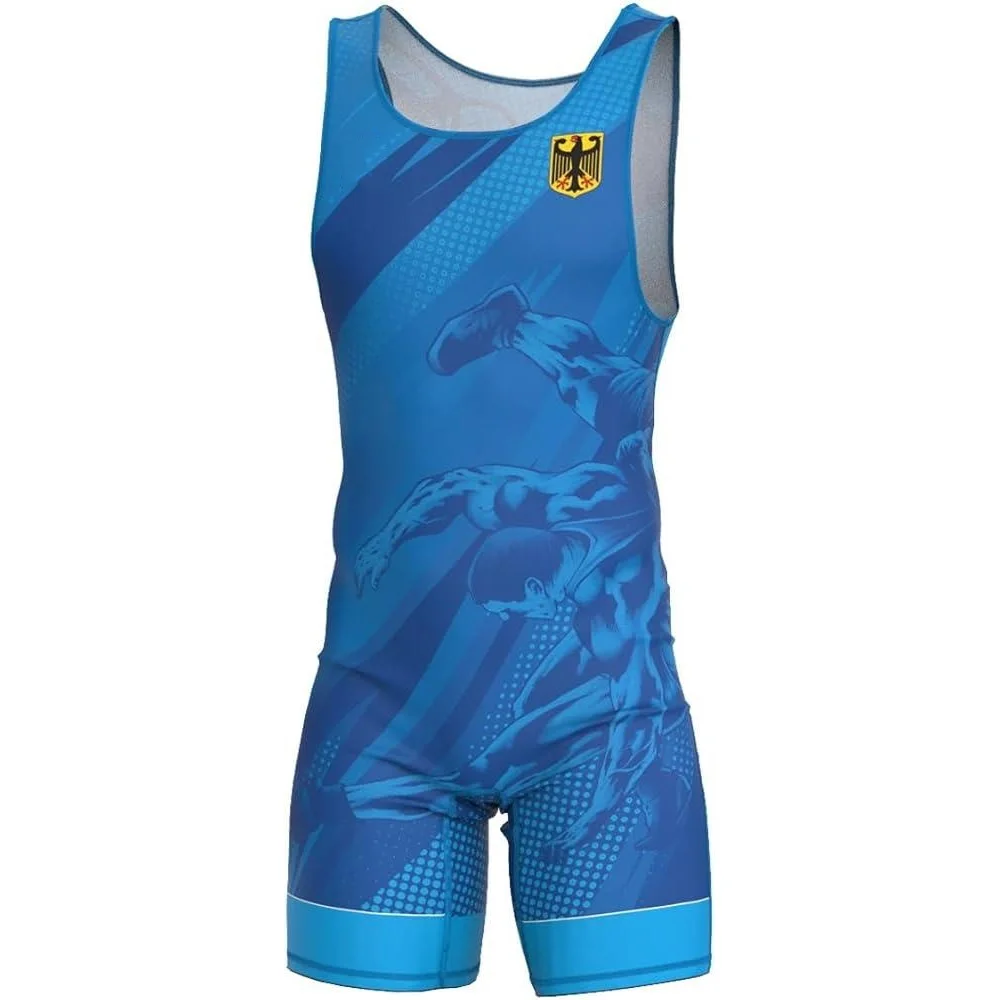 Running Gear Sale - Mens Wrestling Singlet Uniform Advanced Singlets