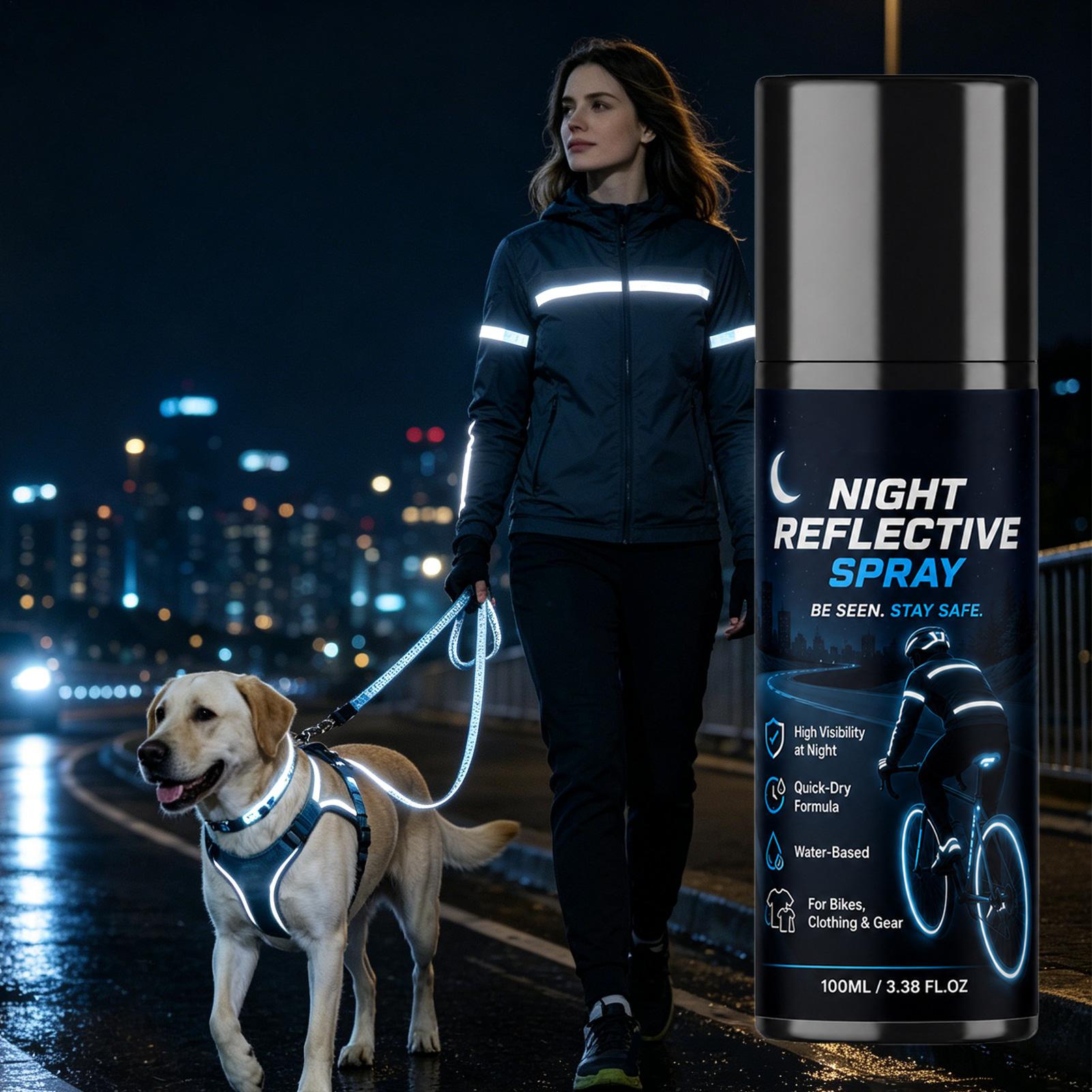 100ml Night Reflective Spray,  - огляд і ціна Running Visibility Gear
