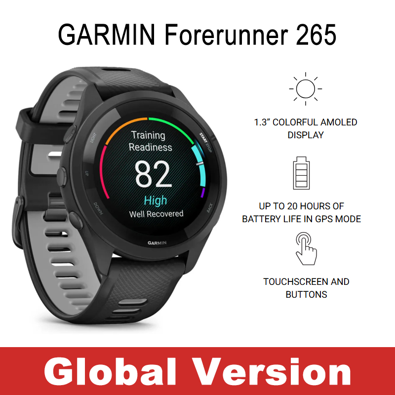 Garmin Forerunner 265 Running  - огляд і ціна Gps Running Watch