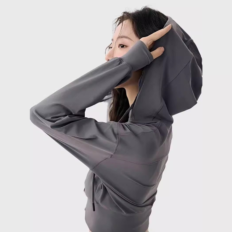 Women's Bat Hooded Casual Yoga - огляд і ціна Winter Running Gear Jacket