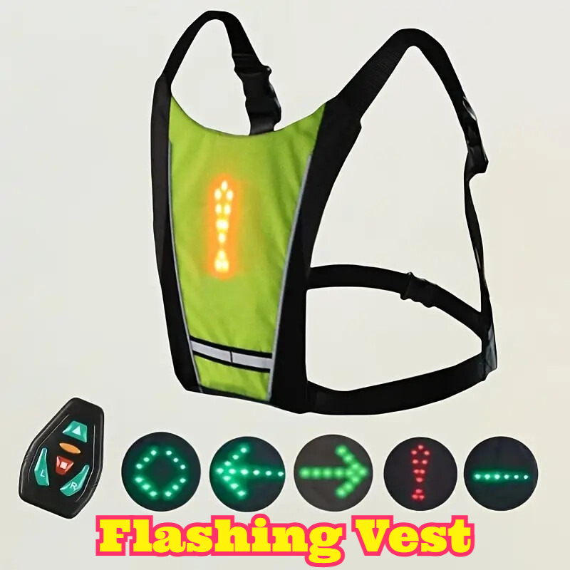 LED Remote Control Safety Vest - огляд і ціна Running Visibility Gear