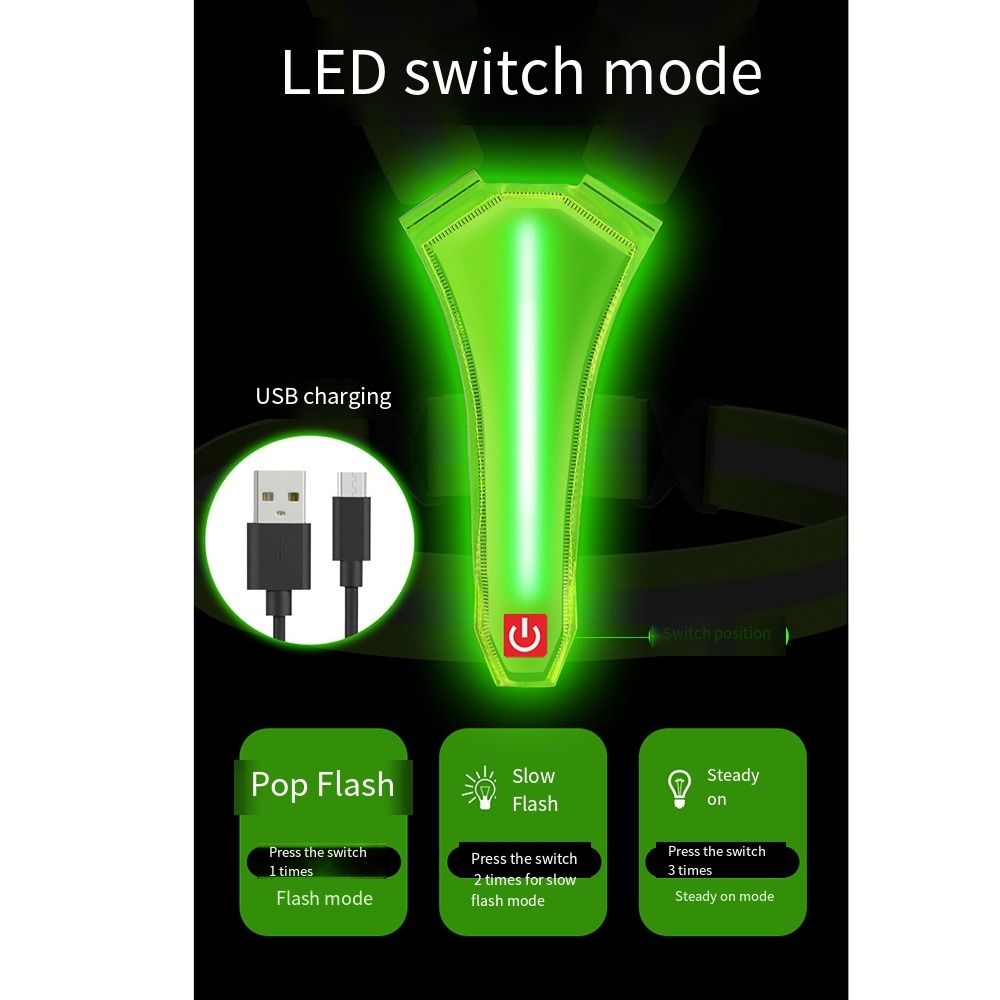 USB Rechargeable LED Reflectiv - огляд і ціна Running Visibility Gear