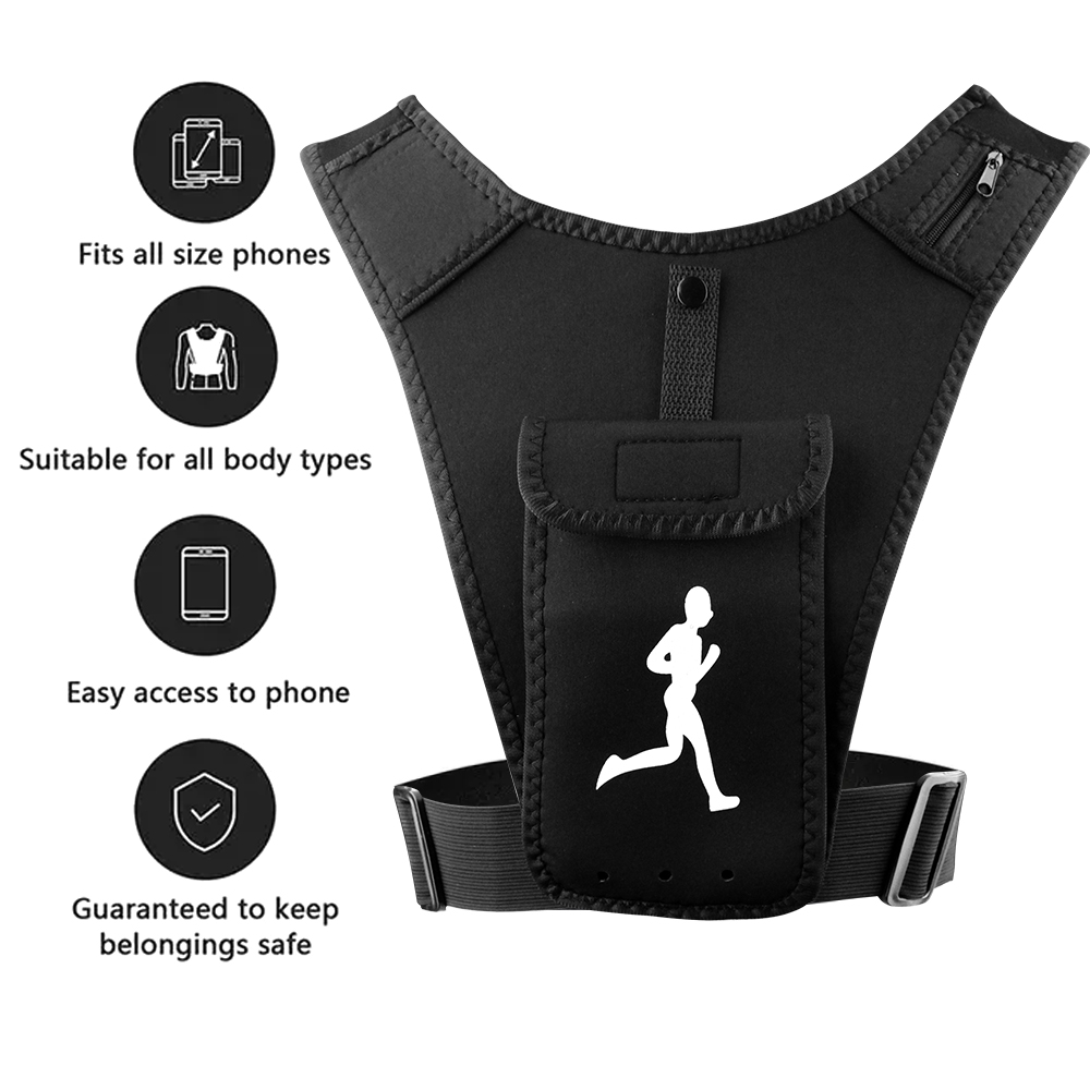 Adjustable Running Vest Phone  - огляд і ціна Running Gear Sale