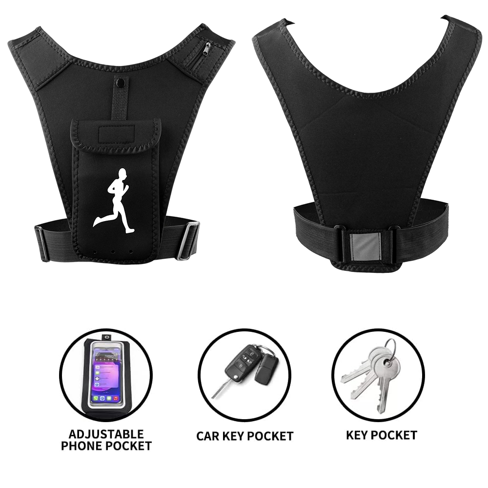 Adjustable Running Vest Phone  - огляд і ціна Running Gear Sale