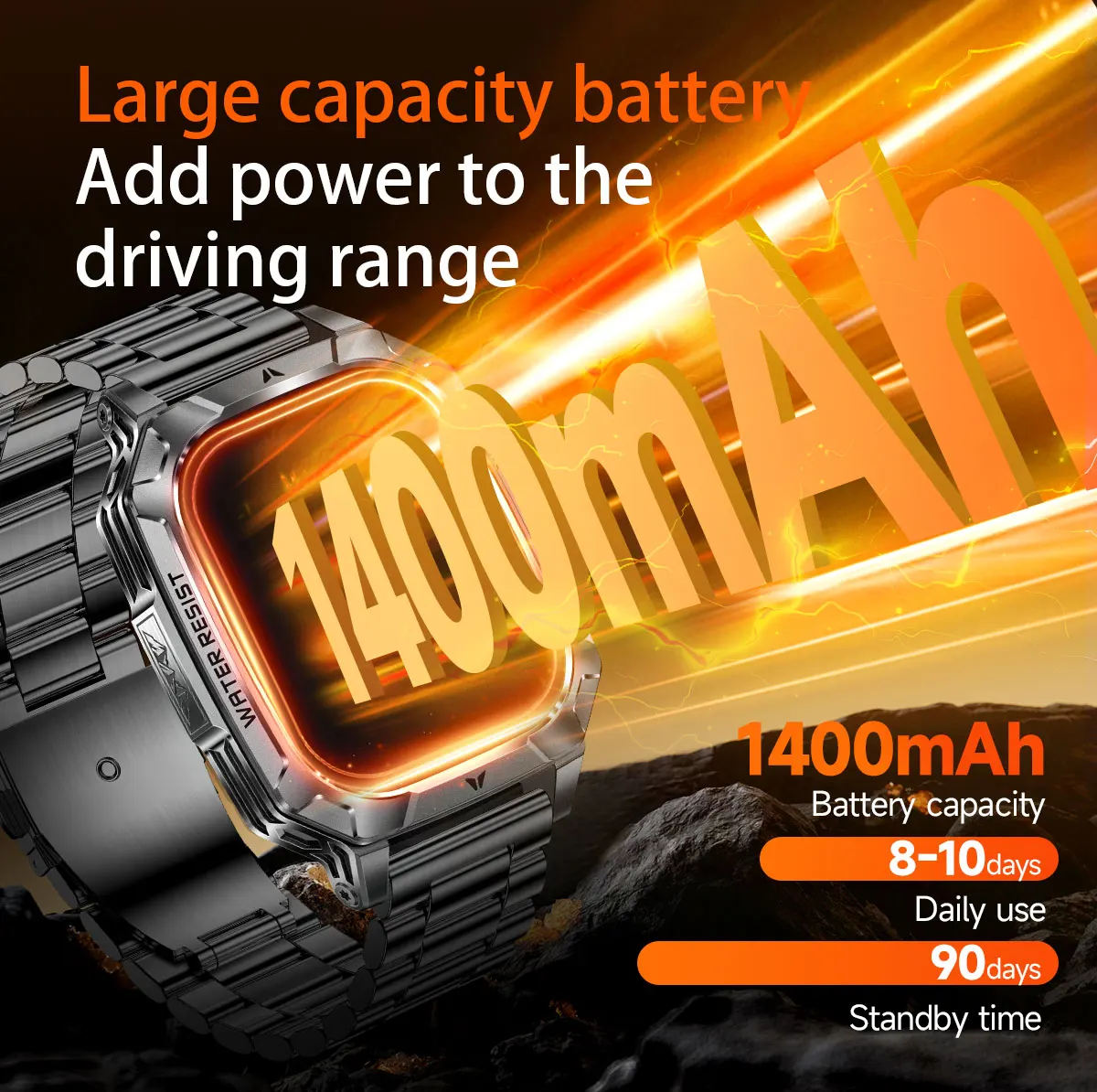2026 New Built-in 1400mAh Supe - огляд і ціна Gps Running Watch