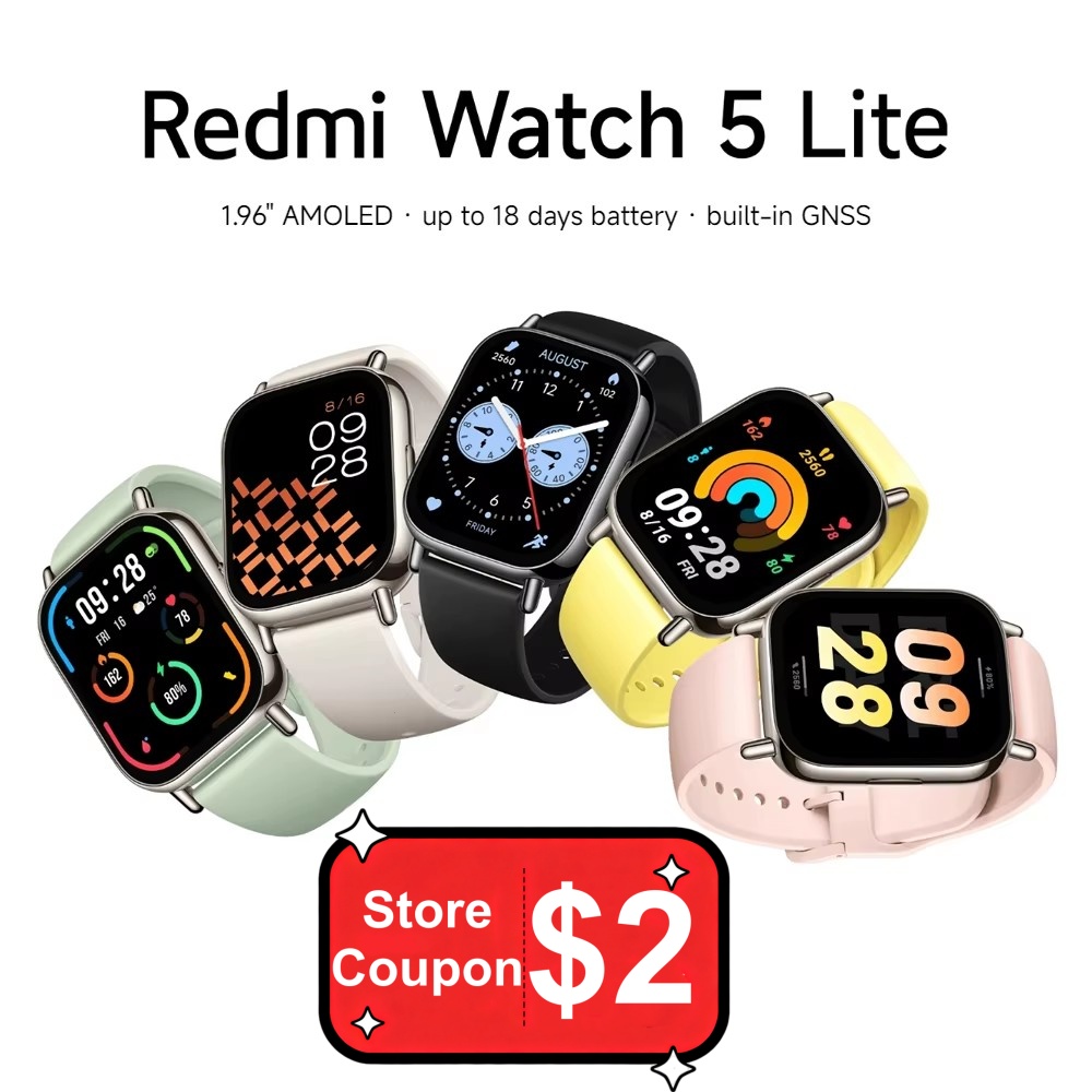 Xiaomi Redmi Watch 5 Lite Glob - огляд і ціна Gps Running Watch