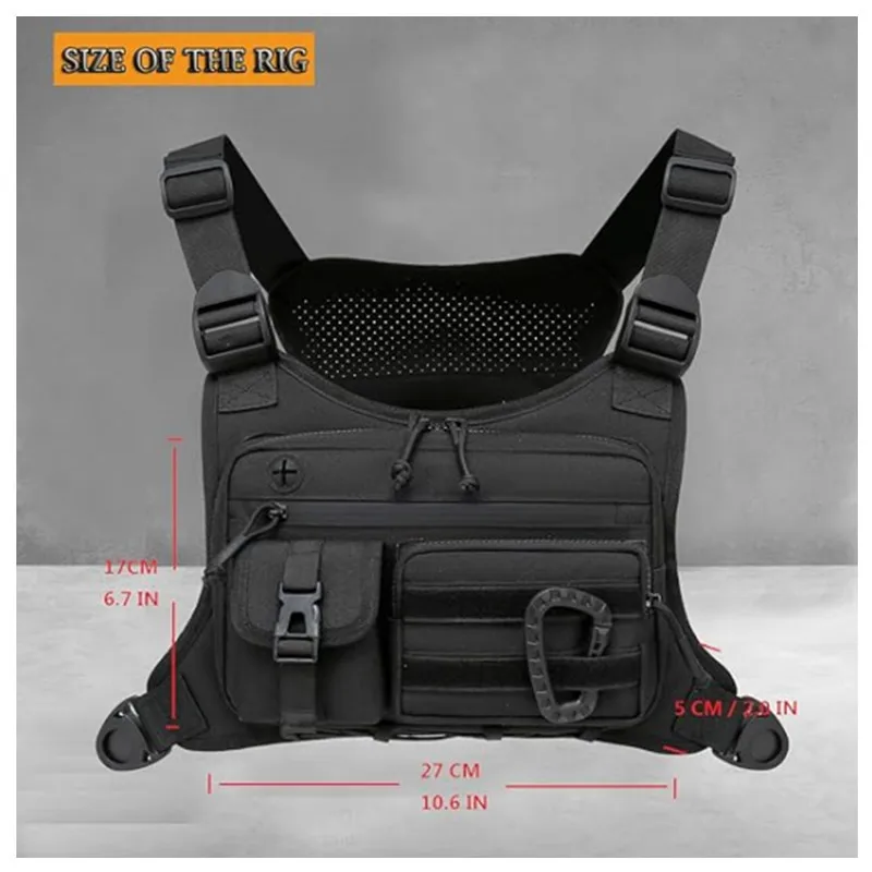 Outdoor Tactical Chest Bag Pra - огляд і ціна Running Gear Bag