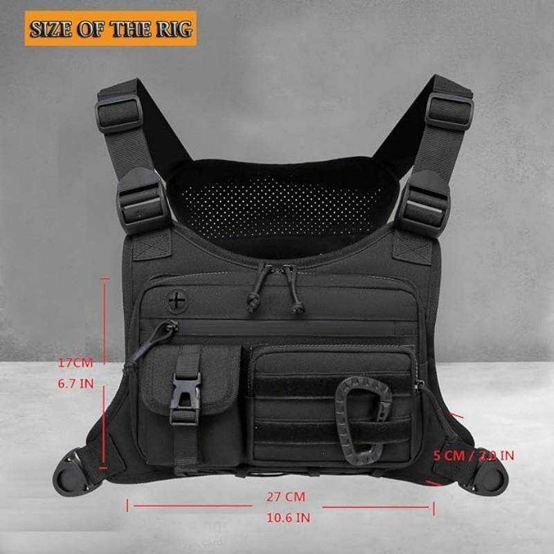 Tactical Chest Bag Men's Vest  - огляд і ціна Running Gear Bag