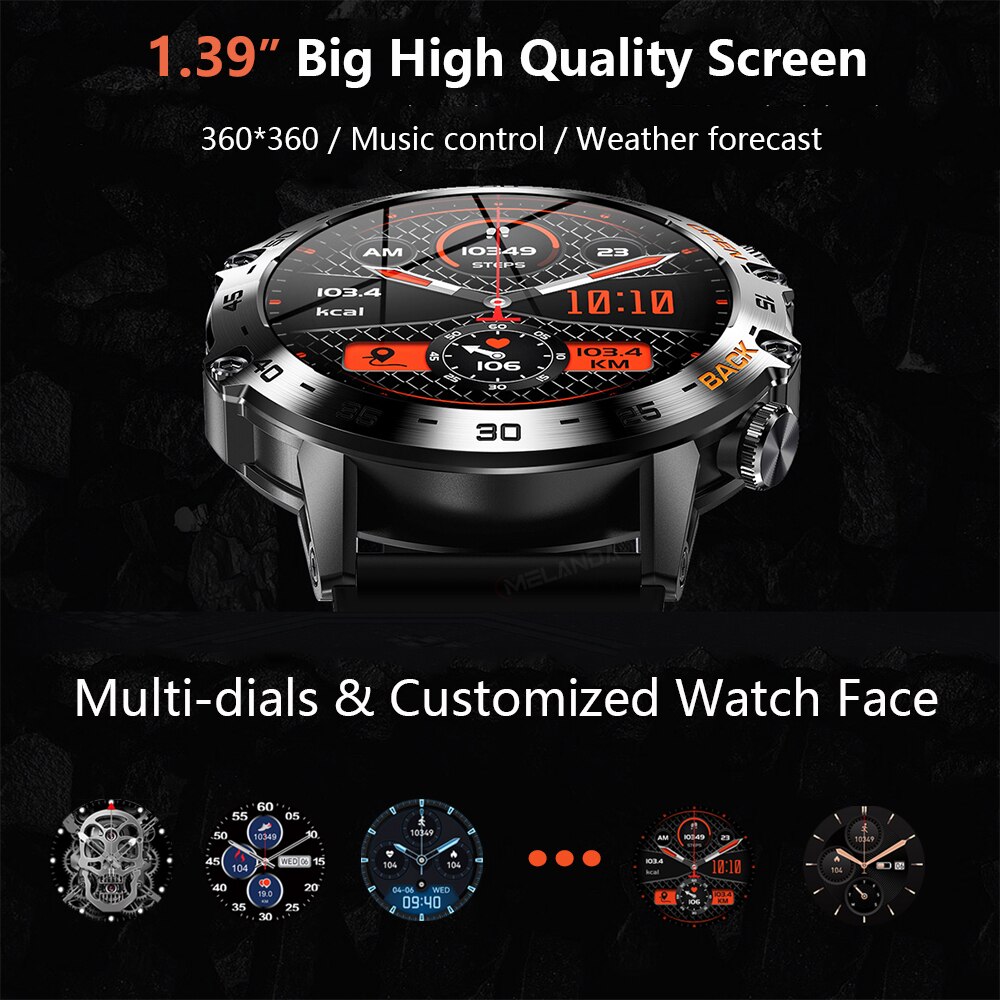 MEVADEN Steel 1.39 inch Men Lu - огляд і ціна Gps Running Watch