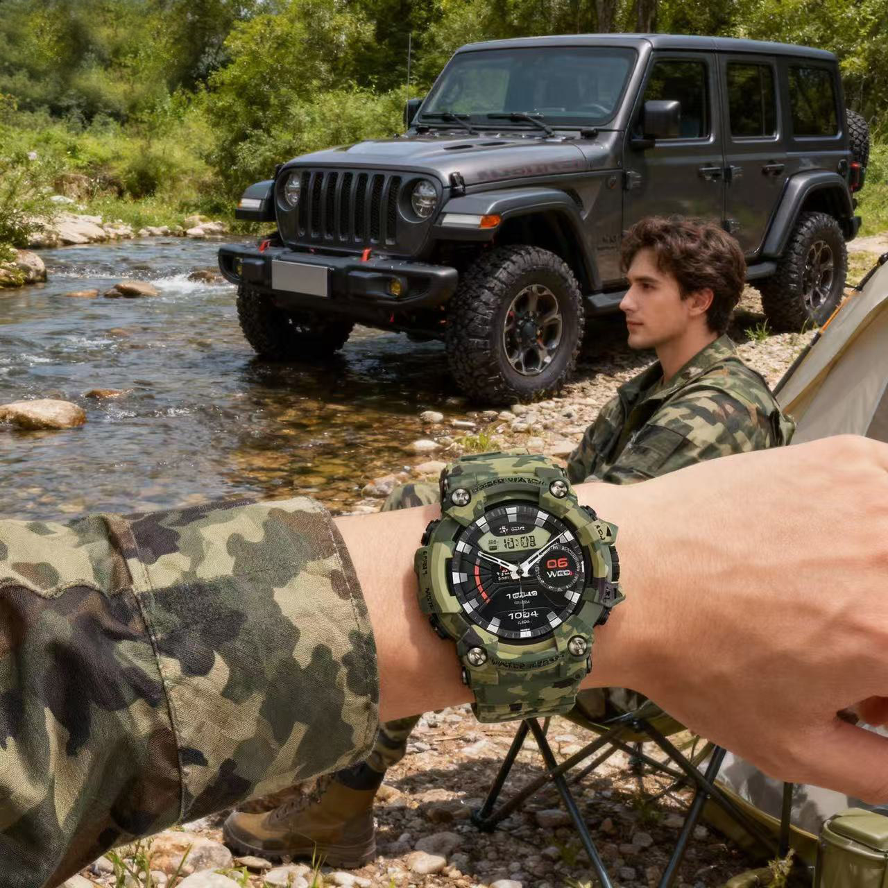 Men's Outdoor Sports Smartwatc - огляд і ціна Gps Running Watch
