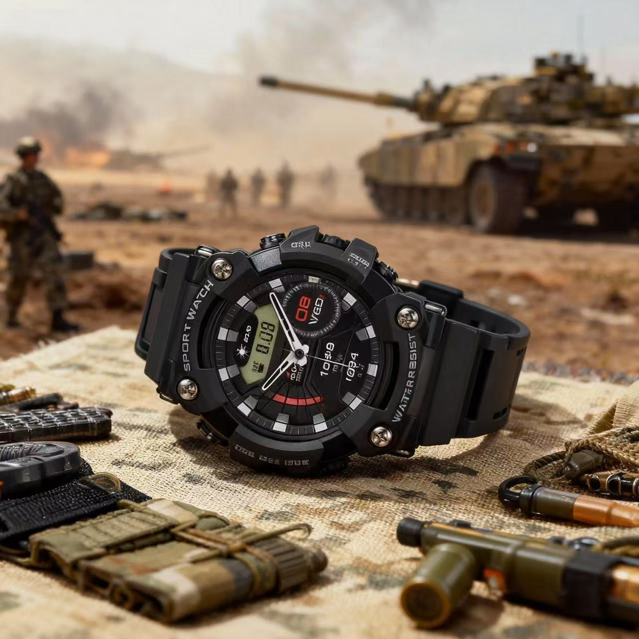 Men's Outdoor Sports Smartwatc - огляд і ціна Gps Running Watch