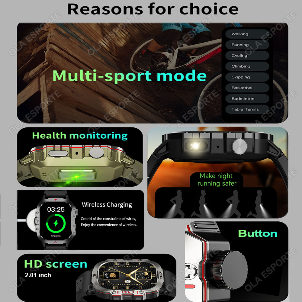 2026 New Military Smart Watch  - огляд і ціна Gps Running Watch