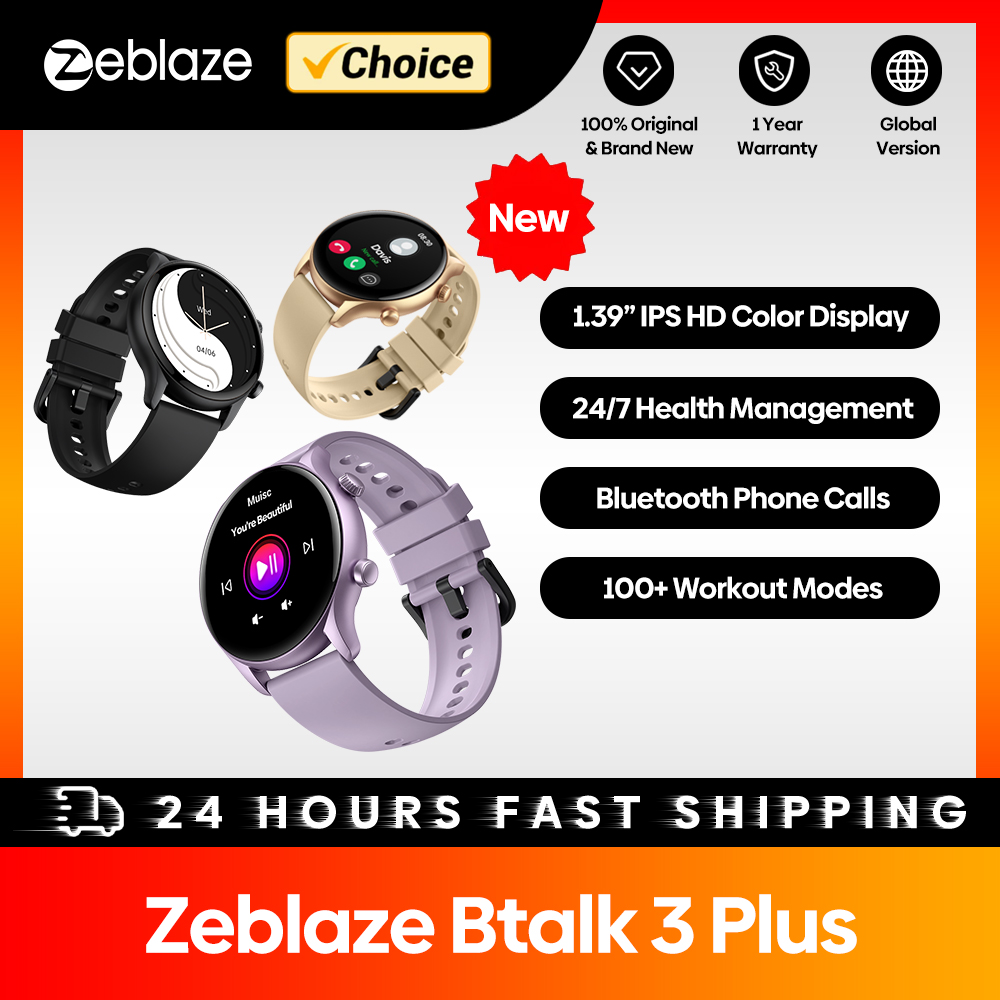 New Zeblaze Btalk 3 Plus Voice - огляд і ціна Gps Running Watch