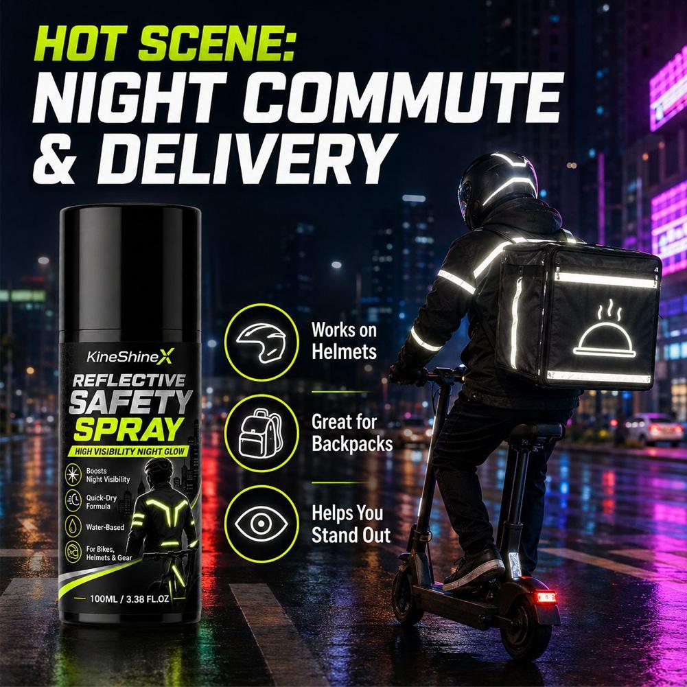 Night Reflective Safety Spray  - огляд і ціна Running Visibility Gear